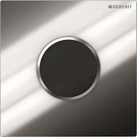 Commande d'urinoir Geberit électronique pile type 10: chr bri, chr mat|Geberit-GBR116.035.KH.1