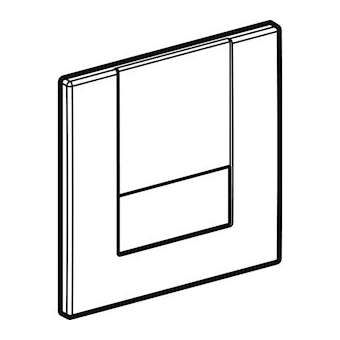 Plaque de fermeture Geberit Tango: chromé brillant|Geberit-GBR241.924.21.1