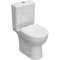 Pack WC au sol Renova Compact Multi Rimfree, abat ral et déclips