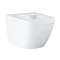 Cuvette WC suspendue compact avec PureGuard Euro Ceramic