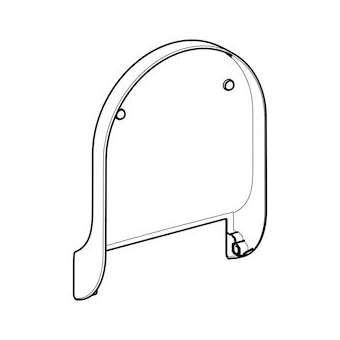 Couvercle d'abattant pour Geberit AquaClean Tuma: blanc alpin|Geberit-GBR243.503.11.1