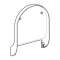 Couvercle d'abattant pour Geberit AquaClean Tuma: blanc alpin