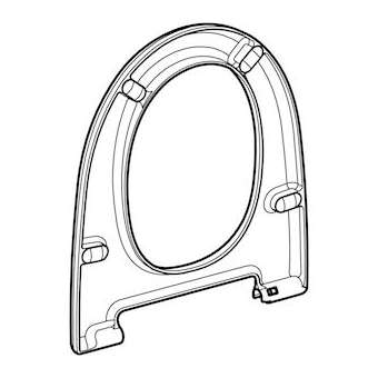 Lunette d'abattant pour Geberit AquaClean Maïra Classic: blanc alpin|Geberit-GBR243.215.11.1