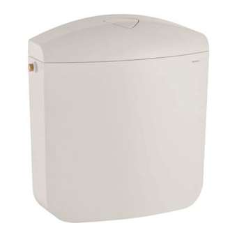 Réservoir Geberit AP117 double touche ali lat ou arr cen: Blanc alpin|Geberit-GBR136.535.11.1