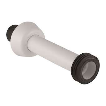 Kit de rallonge de coude de chasse Geberit avec rosace: d45mm, blanc alpin|Geberit-GBR118.026.11.1