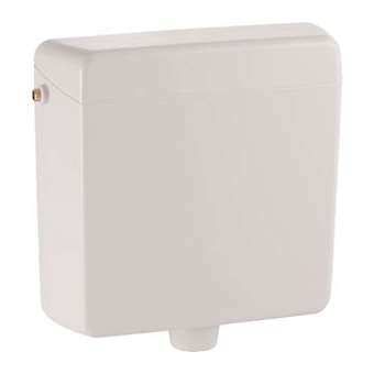 Réservoir Geberit AP123 simple touche décl à distance: Blanc alpin|Geberit-GBR123.701.11.1