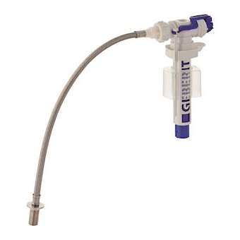 Robinet flotteur Geberit type 380, alimentation par le bas, 3/8', mamelon en la|Geberit-GBR240.718.00.1