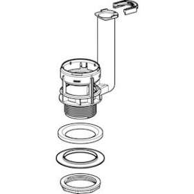 Bassin Geberit pour mécanisme de chasse type 290|Geberit-GBR243.322.00.1