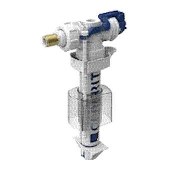 Robinet flotteur Geberit type 380, alimentation latérale, 3/8', mamelon laiton|Geberit-GBR242.388.00.1