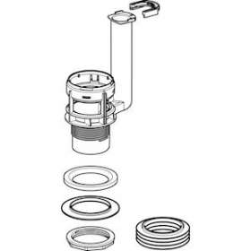 Bassin Geberit pour mécanisme de chasse type 290|Geberit-GBR243.713.00.1