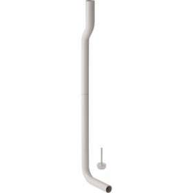 Kit coude chasse 90DEG Geberit contre-coudé: d50mm, A9cm, Blanc|Geberit-GBR118.018.11.1
