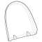 Couvercle d'abattant pour Geberit AquaClean 8000plus / 8000: blanc alpin