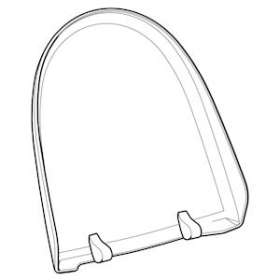 Couvercle d'abattant pour Geberit AquaClean 8000plus / 8000: blanc alpin|Geberit-GBR250.067.11.1