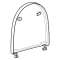Couvercle d'abattant pour Geberit AquaClean Maïra: blanc alpin