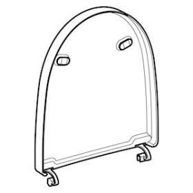 Couvercle d'abattant pour Geberit AquaClean Maïra: blanc alpin|Geberit-GBR243.211.11.1