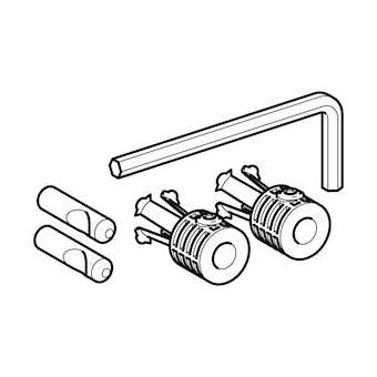 Matériel de fixation pour cuvettes de WC, pour Geberit AquaClean Tuma|Geberit-GBR243.501.00.1