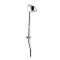 Pomme de douche fixe avec grille fixe, tube et collier