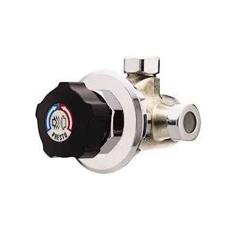 Mitigeur panneau douche Presto alpa bouton noir|Presto-PSR35906