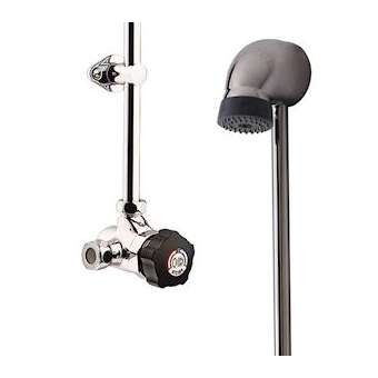 Mitigeur alpa bn pomme fixe raccords coudes|Presto-PSR35921