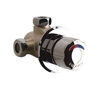 Mitigeur douche Presto alpa panneau bouton chrome|Presto-PSR35936