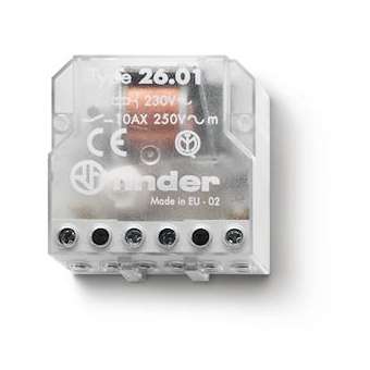 Télérupteur de boîte 1NO 10A 12V AC|Finder-FID260180120000