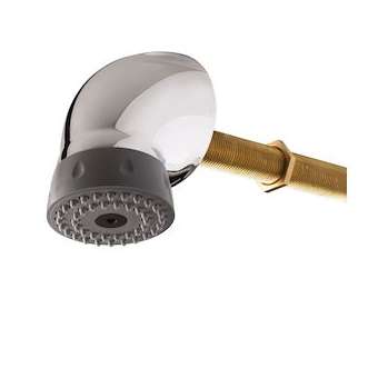 Pomme de douche fixe avec grille orientable anticalcaire, cloison de 200 à 300mm|Presto-PSR29262