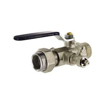 Robinet d'arret 1/2 avec purgeur|Presto-PSR85990