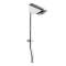 Pomme de douche fixe avec grille orientable 2 positions, tube et collier