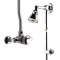 Mitigeur alpa bc pomme orientable raccords coudes