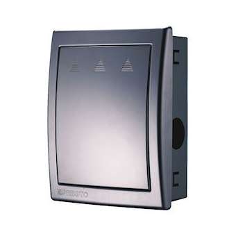 Robinet de chasse temporisé enacstré Presto 1000 A, face abs chromée|Presto-PSR14920