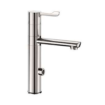 Mit. auto. 230V à bec haut orientable H.165 L.160, lev. L.100|Delabie-DL520164T1