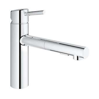 Mitigeur monocommande Evier Concetto Chromé|Grohe-GO230273001