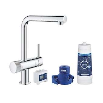 Kit de démarrage GROHE Blue Pure Minta Chromé|Grohe-GO230382000