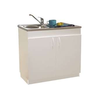 Sous-évier SIM'CLIP PVC HYDRO L900 2 portes avec semelle rallongée|Neoform industries sas-UIDRS07N72090H