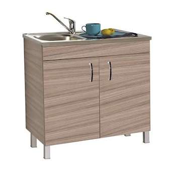 Sous-évier DÉCO CLIP L1000 2 portes - Driftwood horizontal - semelle rallongée|Neoform industries sas-UIDRS08N12100D