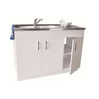 Sous-évier PROGRÈS STRATIFIÉ L1200 3 portes - semelle rallongée|Neoform industries sas-UIDRS10N03120S