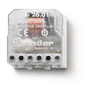 Télérupteur de boîte 1NO 10A 230V AC|Finder-FID260182300000PAS