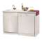 LAV'VAISSELLE L1400 : Sous-évier L770 2 portes + Joue