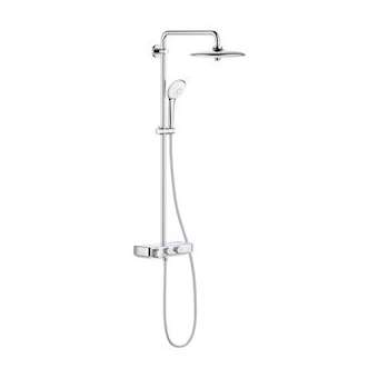 Colonne douche mitigeur thermostatique Euphoria SmartControl 260 Mono Chromé|Grohe-GO226509000