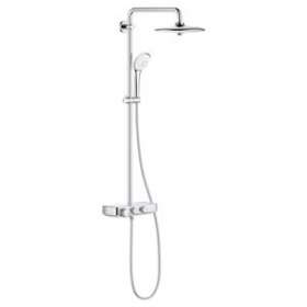 Colonne douche mitigeur thermostatique Euphoria SmartControl 260 Mono Chromé|Grohe-GO226509000