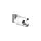 Support douchette coulissant pour barres D 38 x 25 mm, résine de synthèse blanc|Pellet asc-PT4049314