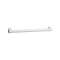 Barre droite 600 mm, tube aluminium blanc D 38x25 mm, cache-fixations chromé ma|Pellet asc-PT4049960