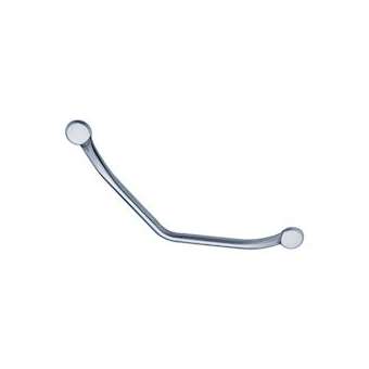 Barre d'appui coudée 135DEG symétrique, 330x330mm, tube inox 304 brossé D 25 mm|Pellet asc-PT4049490