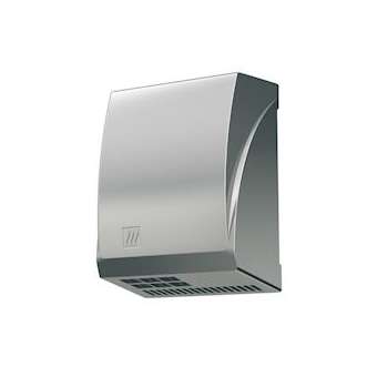 Sèche mains 2600 W 290x265x130, classe II, alu. chromé mat. anti-vandalisme|Pellet asc-PT4878235