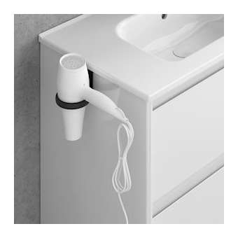 SUPPORT SÈCHE CHEVEUX SUMI BLANC MAT|Royo-OYO126167