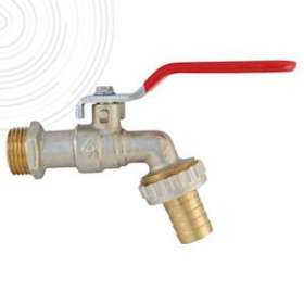 Robinet 1/4t court poignee plate 1/2+nez|Ayor Water and Heating Solutions-SHE15-15C