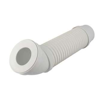 Pipe souple de wc coudee lg.500mm d.100/93|Nicoll-NCL1CEAFLEX