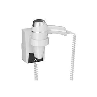 Sèche cheveux 1400 W, 205 x 245 x 139 mm, classe II, abs blanc, 3 températures|Pellet asc-PT4878113