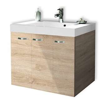 Sous-vasque MILANO L900 3 portes - Chêne Bardolino Naturel|Neoform industries sas-UIDA2355816