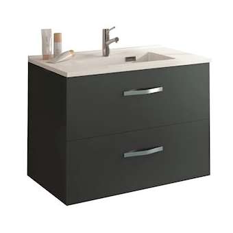 Sous-vasque MILANO L900 2 coulissants - Graphite|Neoform industries sas-UIDA2355564